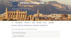Desktop Screenshot of imperial-properties.com