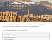 Tablet Screenshot of imperial-properties.com